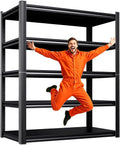 Heavy Duty Adjustable 5-Tier Steel Storage Shelving Unit