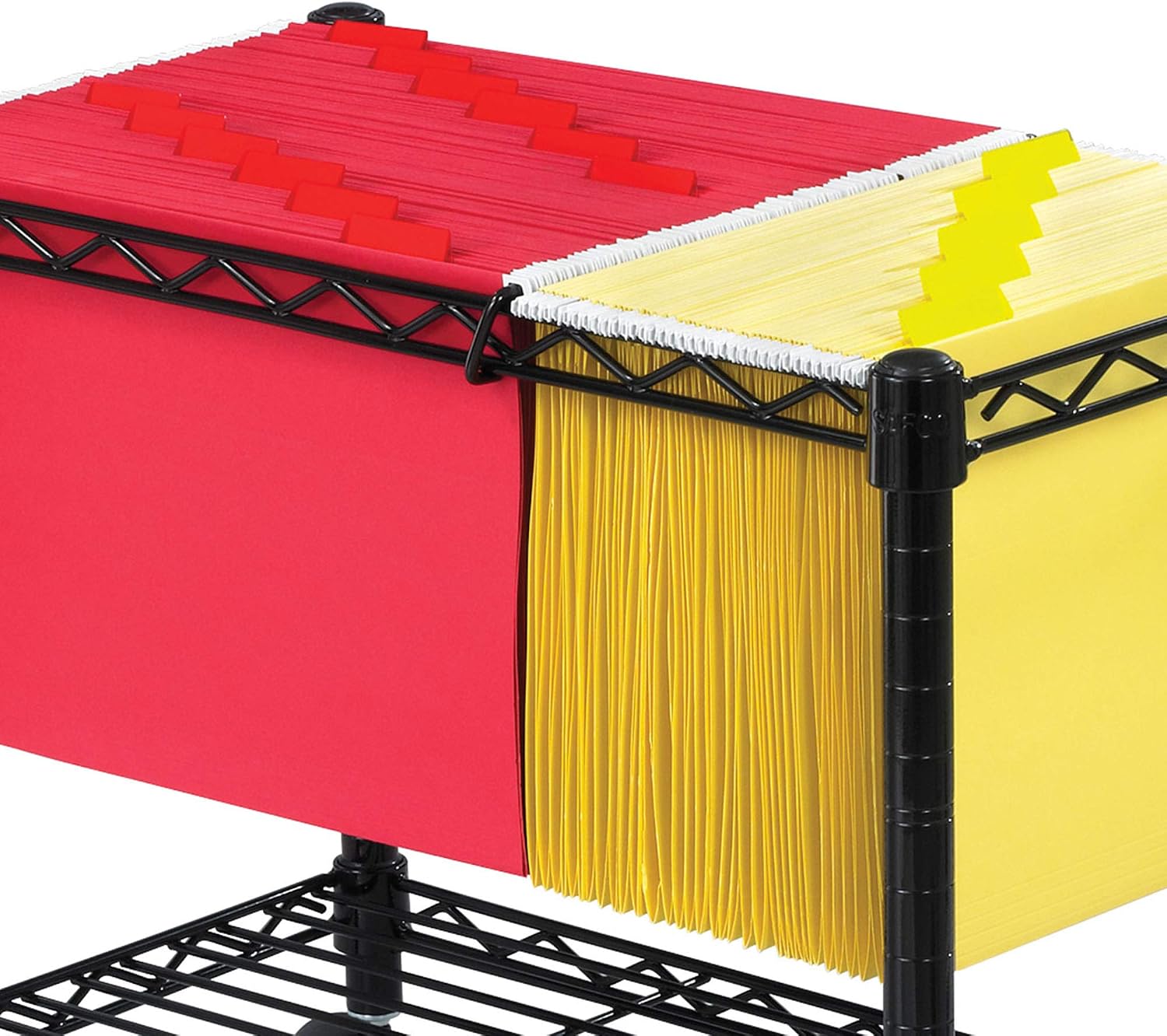 Steel Mobile Cart Letter Legal File Organizer