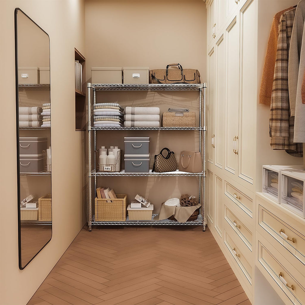 Adjustable Heavy Duty Metal Wire Storage Shelving Unit