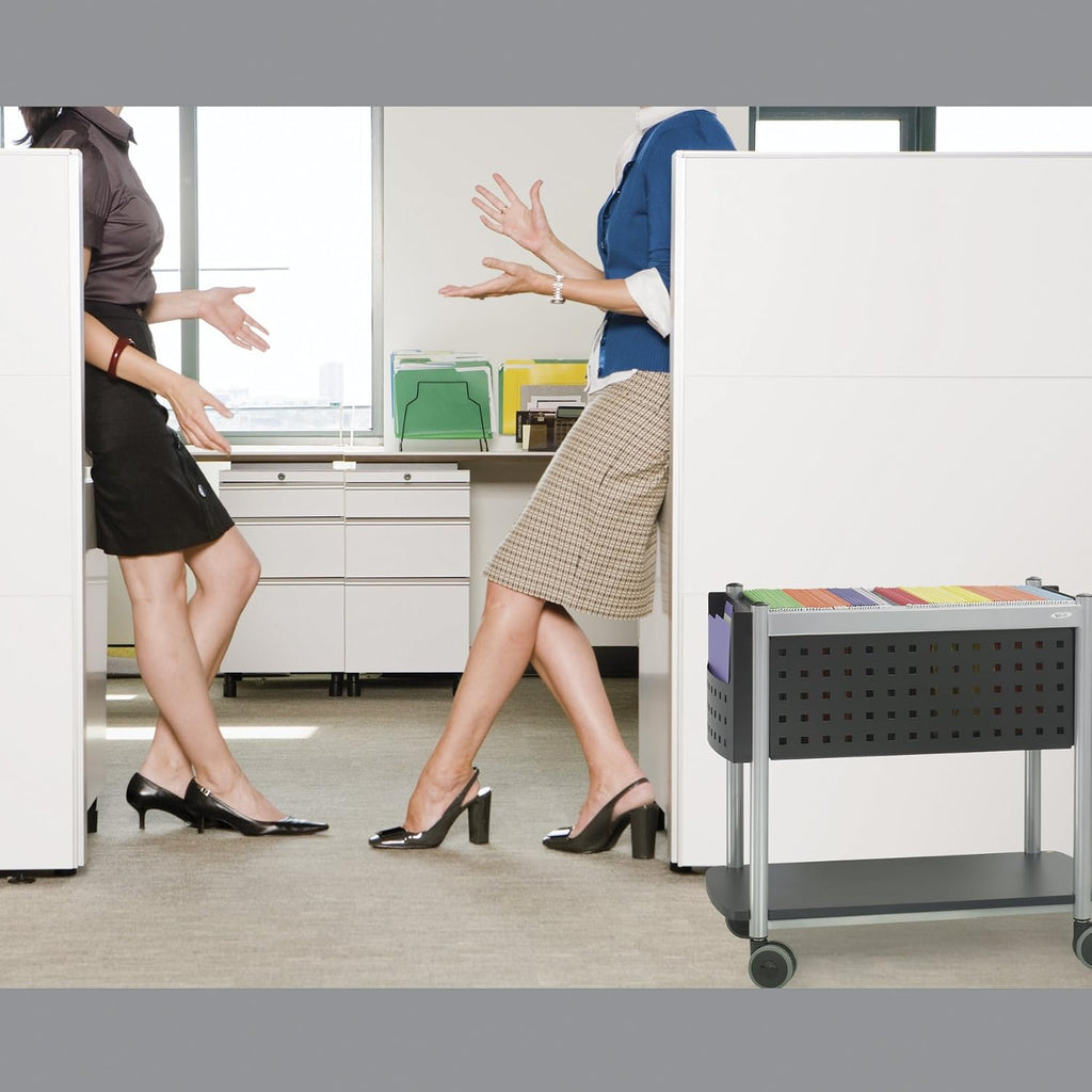 Mobile Rolling Cart Hanging File Folder Storage