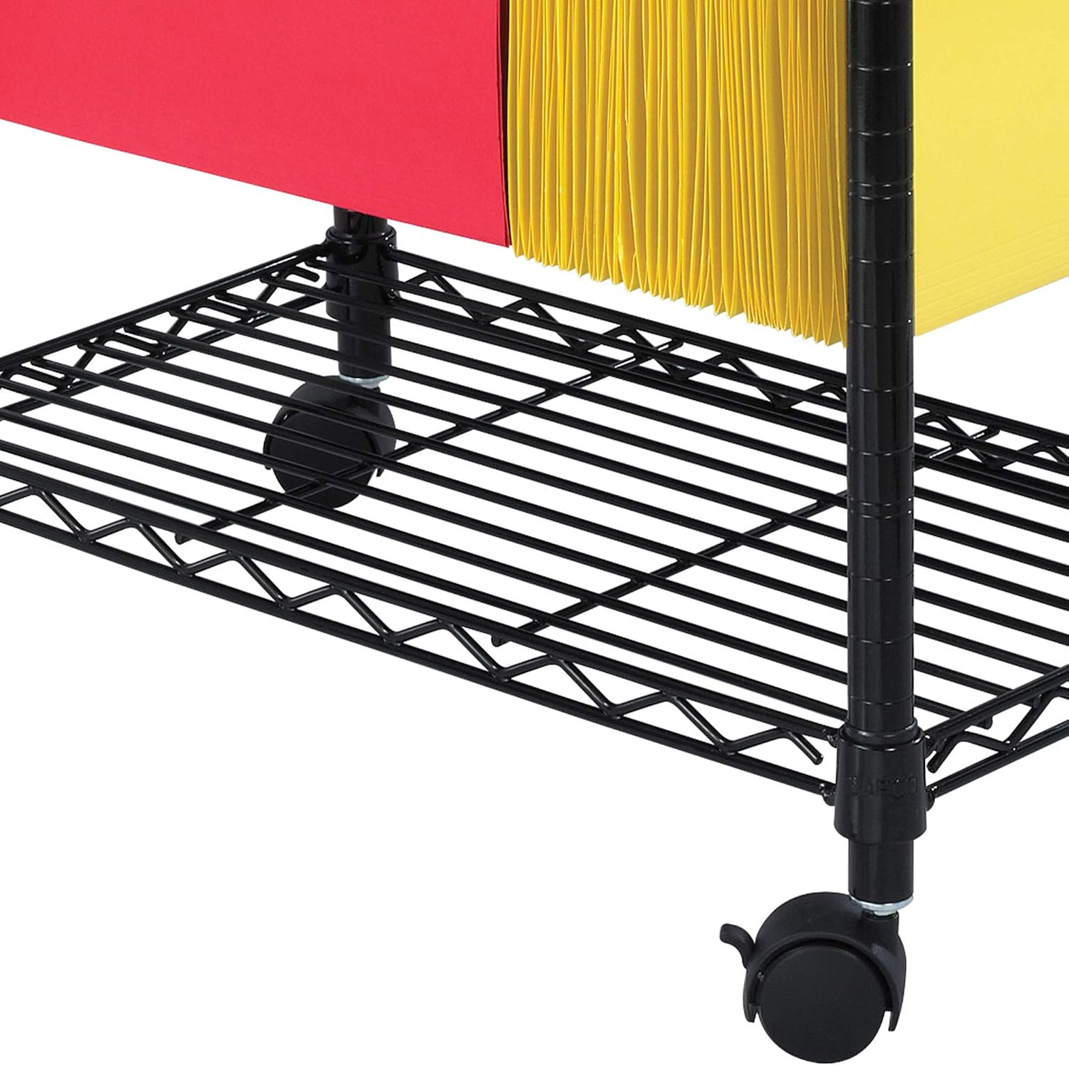 Steel Mobile Cart Letter Legal File Organizer