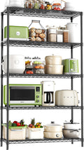 Heavy Duty Adjustable 5-Tier Wire Storage Shelving Unit
