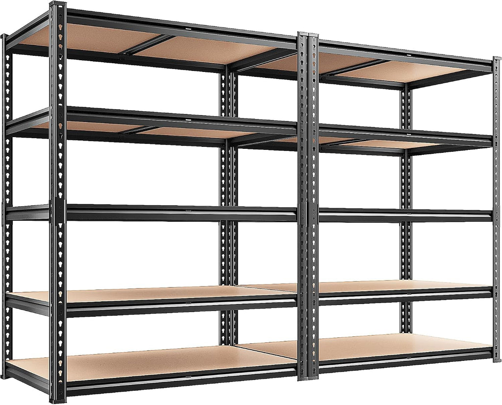 Heavy Duty Adjustable 5-Tier Metal Storage Shelving