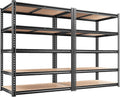 Heavy Duty Adjustable 5-Tier Metal Storage Shelving