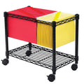 Steel Mobile Cart Letter Legal File Organizer