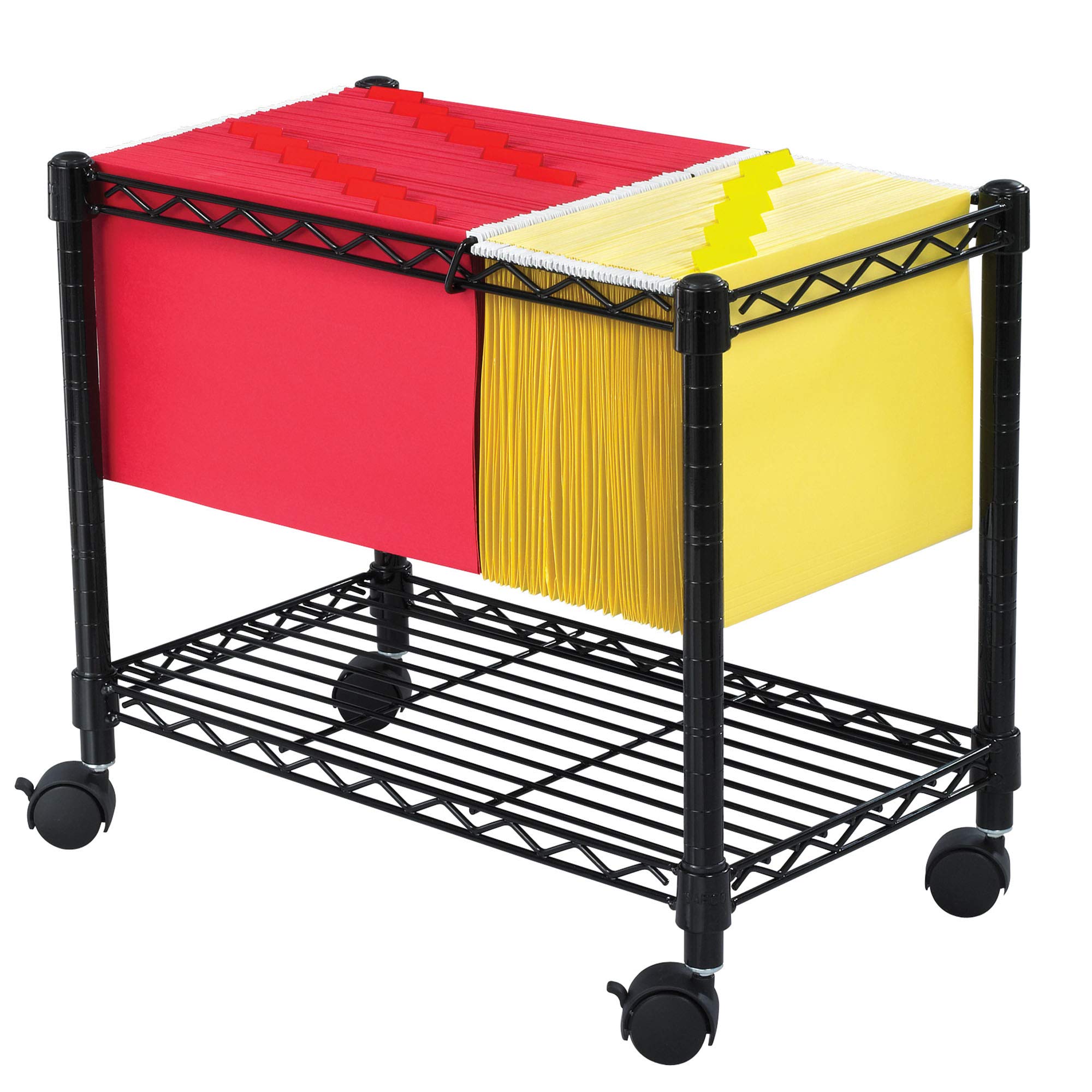 Steel Mobile Cart Letter Legal File Organizer