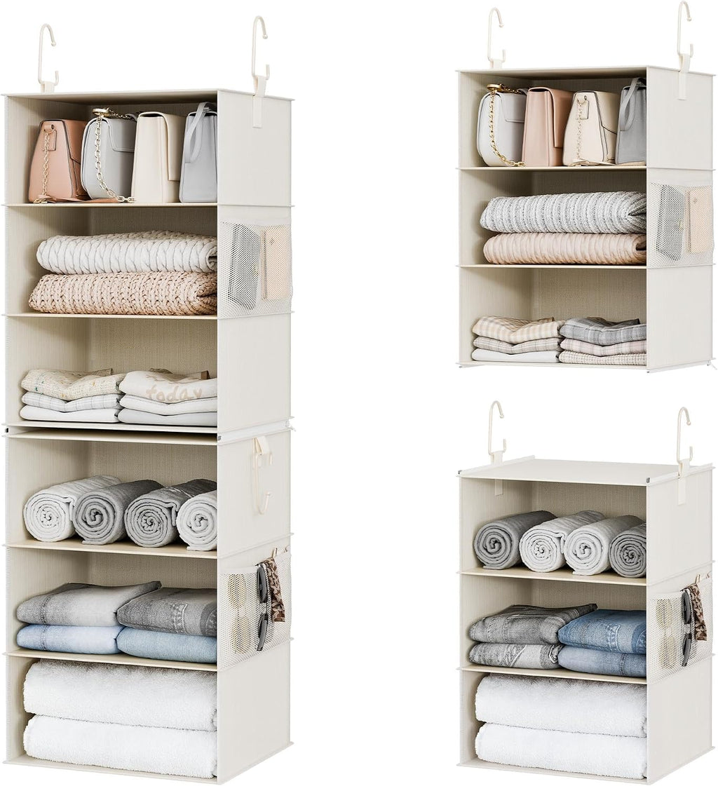Separable Hanging 6-Shelf Closet Storage Organizer