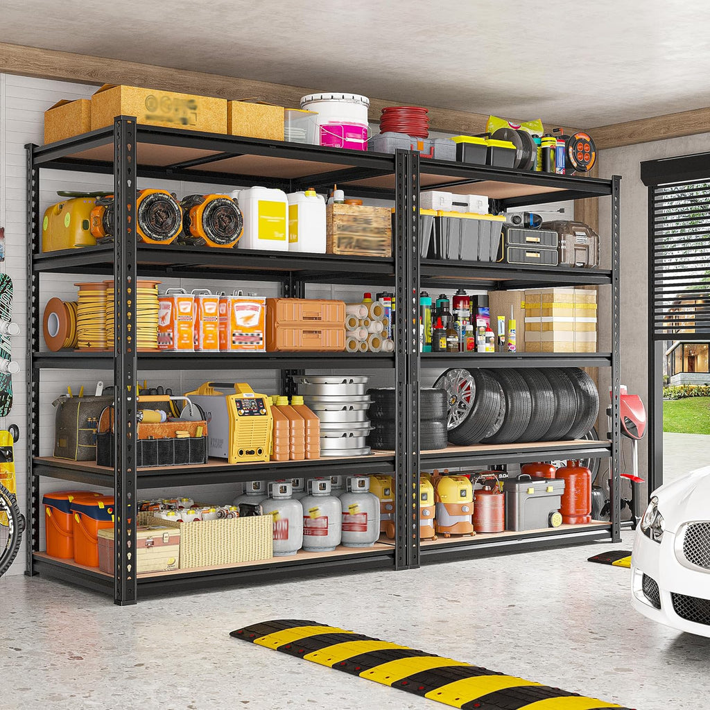 Heavy Duty Adjustable 5-Tier Metal Storage Shelving