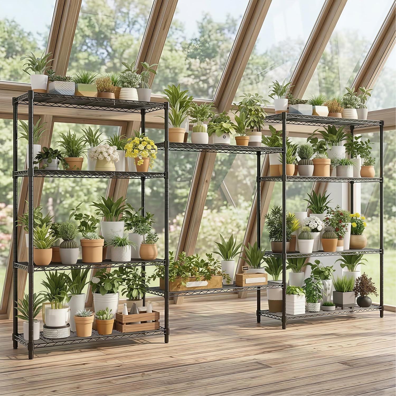 Heavy Duty Adjustable 5-Tier Wire Storage Shelving Unit